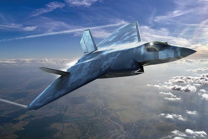 Global Combat Air Programme fighter jet concept displayed at Farnborough Airshow