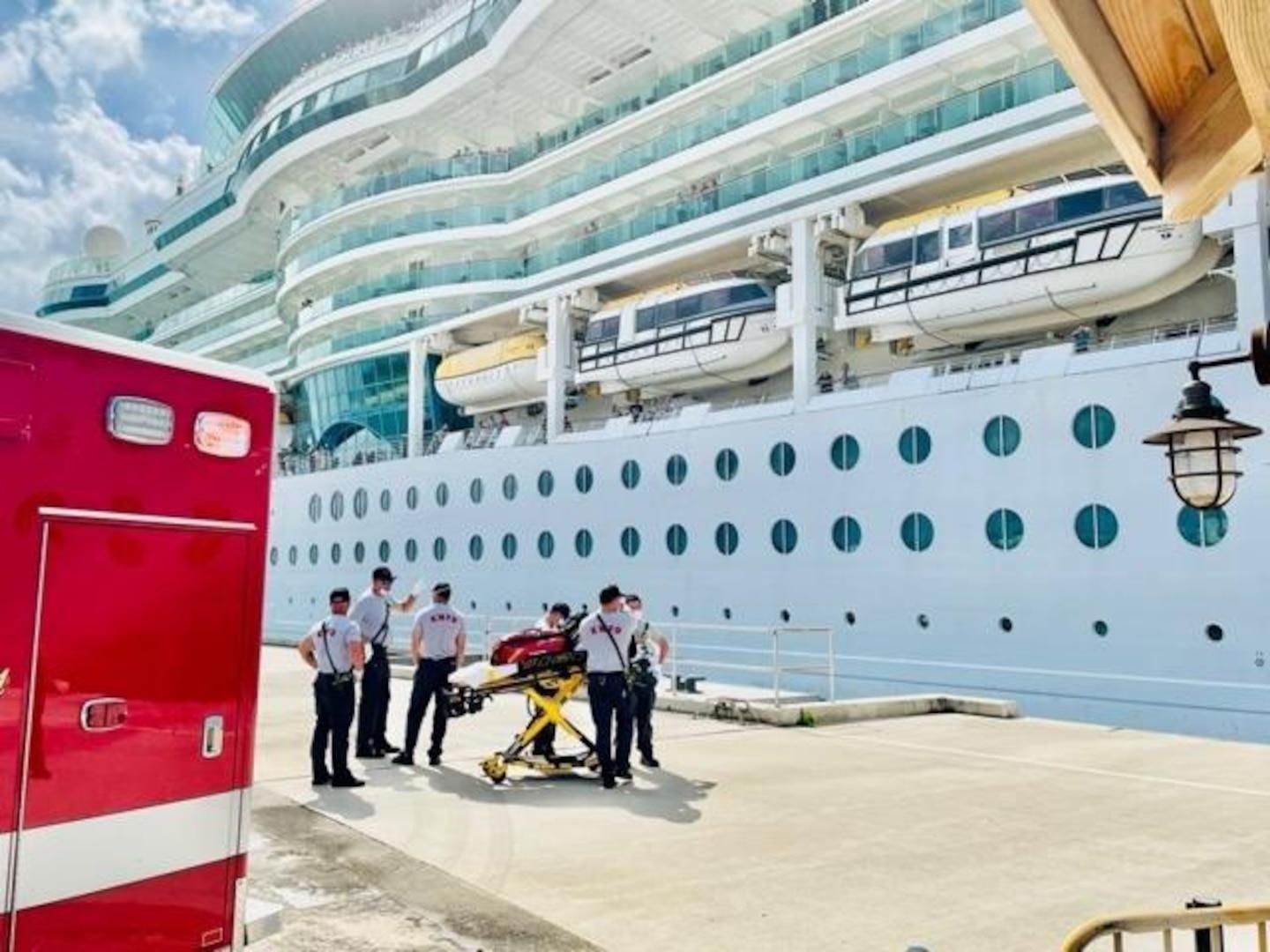 Emergency evacuation during maritime disease outbreak on cruise vessel in Spain