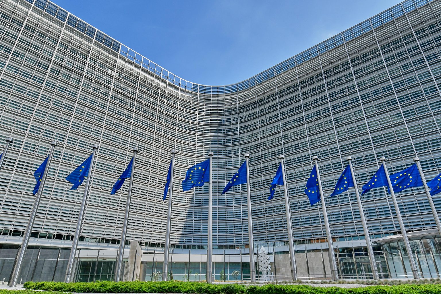 European Commission headquarters in Brussels as EU budget deadlock continues over spending priorities.