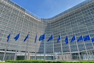 EU institutions in Brussels as Britain considers its future relationship with the European Union.