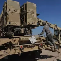 Bahrain Missile Defense System interceptor launcher designed to stop incoming ballistic missiles