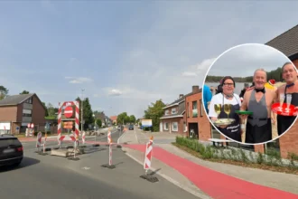 450 people join the New Year’s swim at De Lilse Bergen in Lille