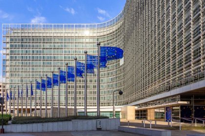 European Commission Berlaymont building in Brussels, where EU-China trade policy is coordinated.