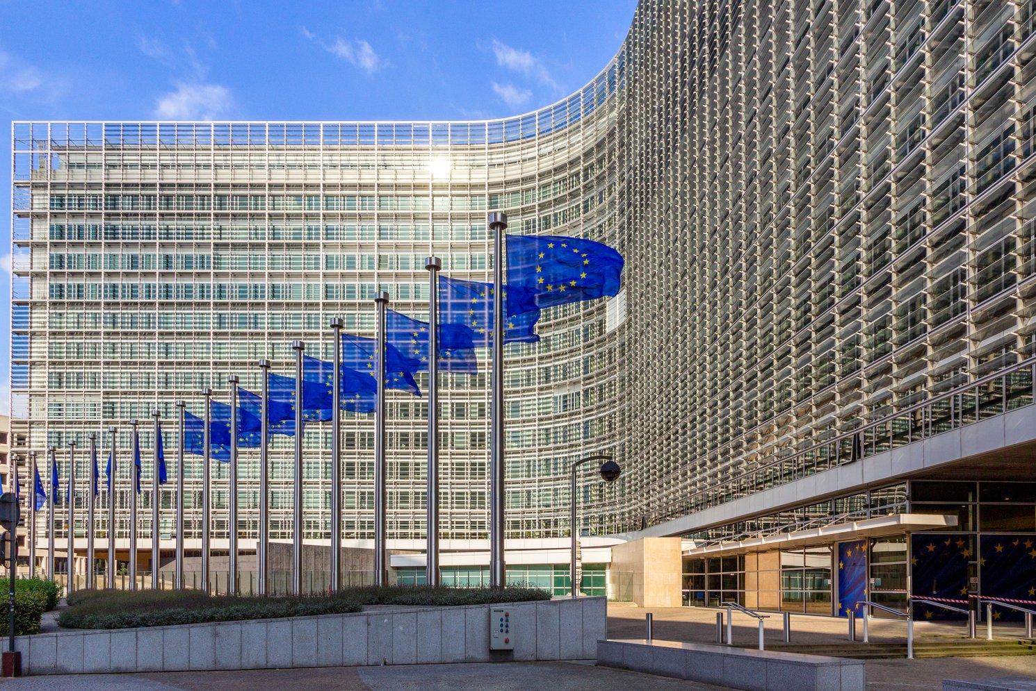 European Commission Berlaymont building in Brussels, where EU-China trade policy is coordinated.