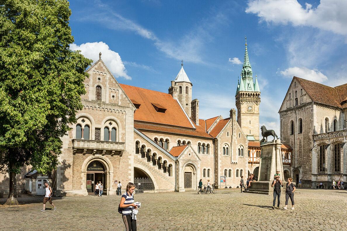 Historic centre of Braunschweig, Germany, host city of the Western European Platform student gathering.