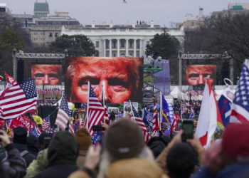 Trump supporters participate in a rally in Washington, January 6, 2021. /AP