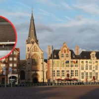 5 giant pencils by Ingels preview Archipel in Sint-Niklaas