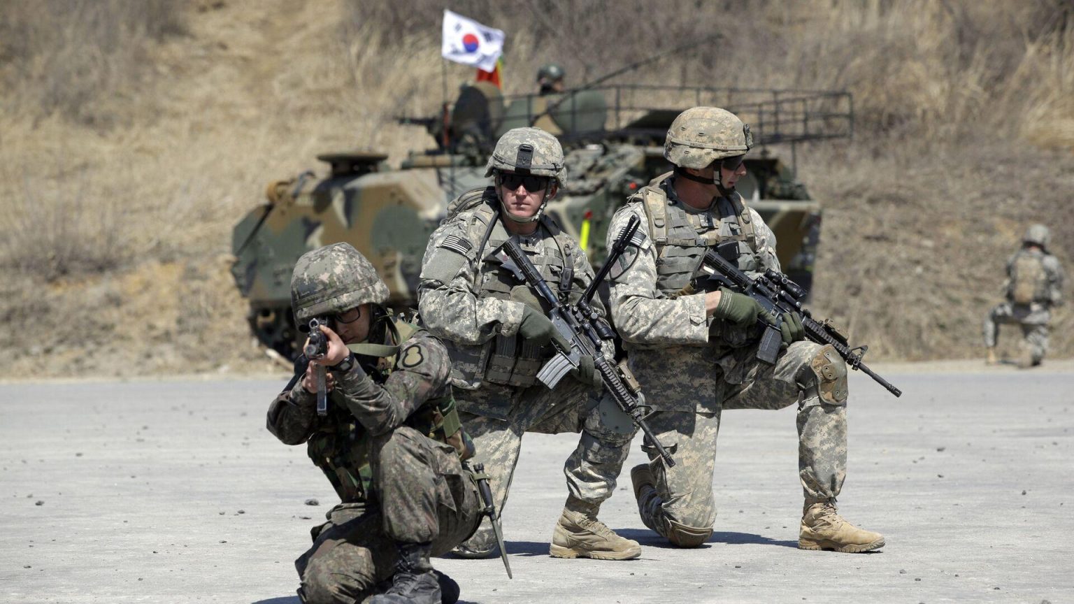 South Korea military drills involving US and South Korean troops