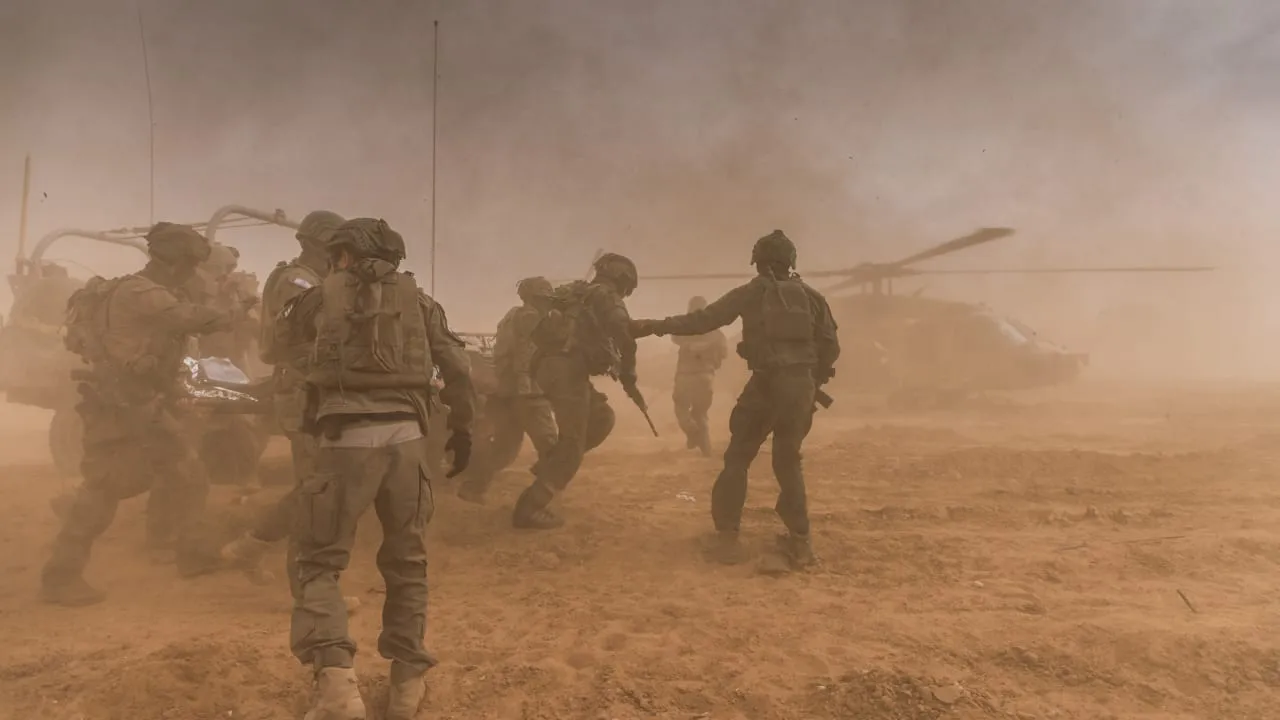 Middle East conflict escalation Israeli soldiers near Lebanon border