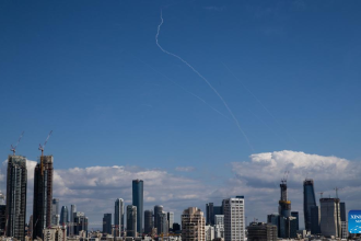Iron Dome intercepting projectiles during missile attack Israel crisis 2026