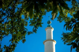 60 Vlaam Belang protest Fatih Mosque renovation in Ghent