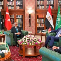 diplomatic talks between Pakistan Turkiye Egypt and Saudi Arabia leaders meeting