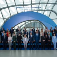 European integration Ukraine symbolized by EU flag