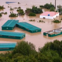 Storm Marta floods farmland across Spain and Portugal