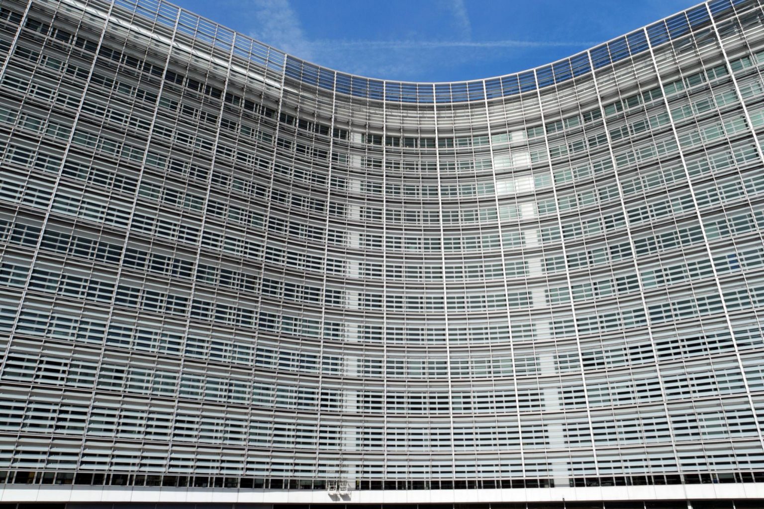 Architectural detail of the European Commission headquarters where EU regulatory reforms are being discussed.