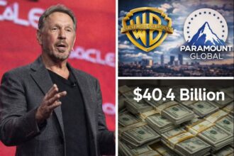 Larry Ellison announces $40.4 billion financial guarantee to support Paramount’s bid for Warner Bros