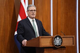 Starmer apologises to Epstein victims during public statement in London