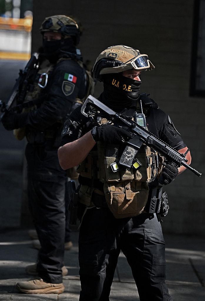 Crime scene secured following cartel leader killed during tactical response