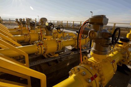 Industrial gas pipeline infrastructure illustrating Nord Stream gas talks and European energy security concerns.