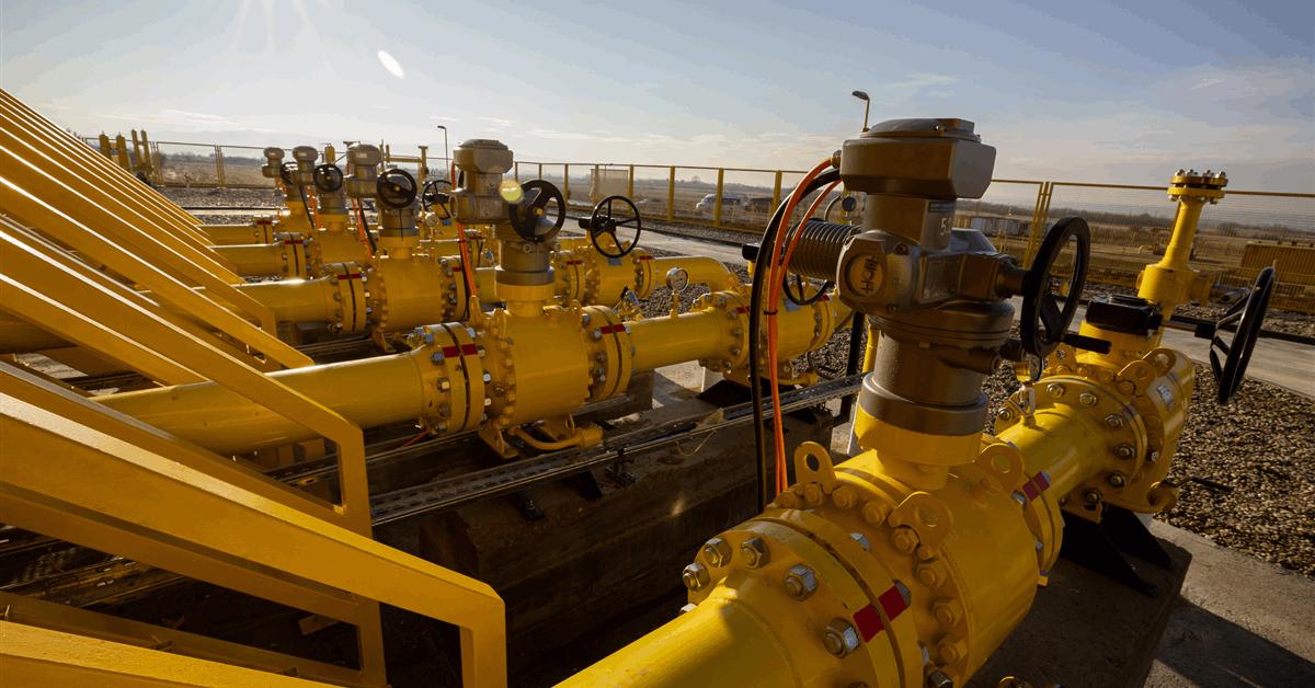 Industrial gas pipeline infrastructure illustrating Nord Stream gas talks and European energy security concerns.