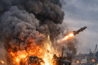 Ukraine strikes deep as a Russian submarine is destroyed in a dramatic military attack.