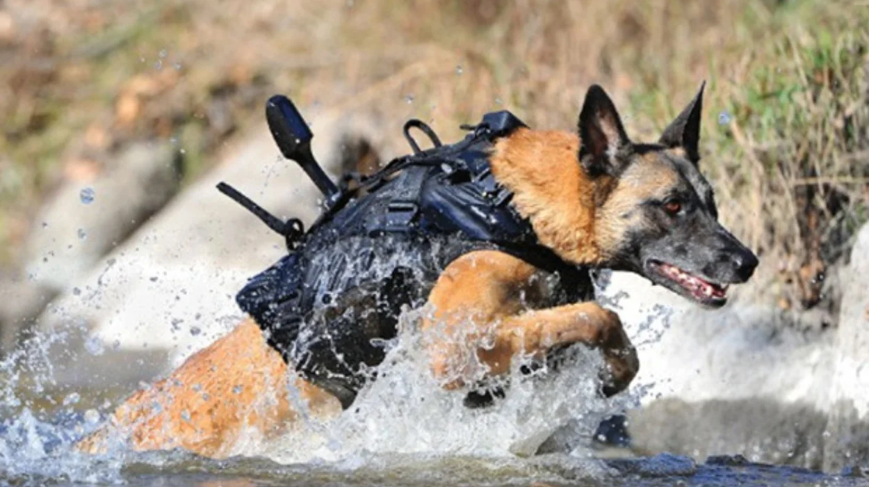 A dog