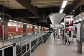 A person found dead in the shutters at Brussels metro station