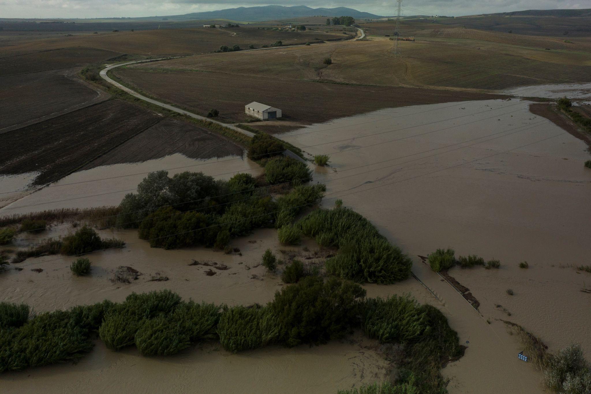 Storm Marta devastates agriculture in Spain and Portugal