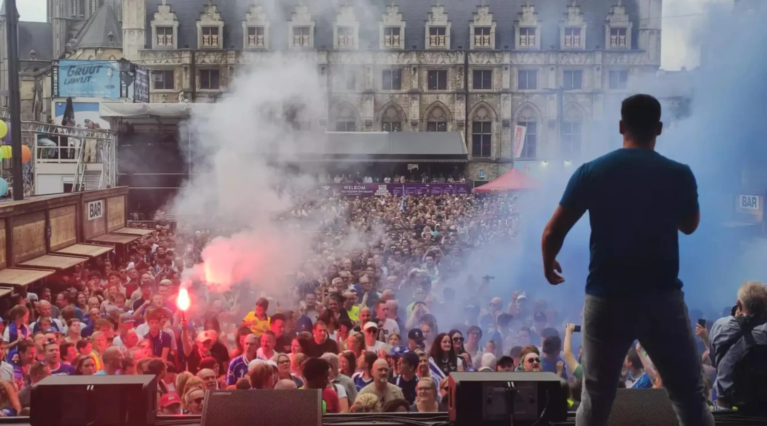 AA Gent fans electrify Gentse Feesten,Ghent embrace new era