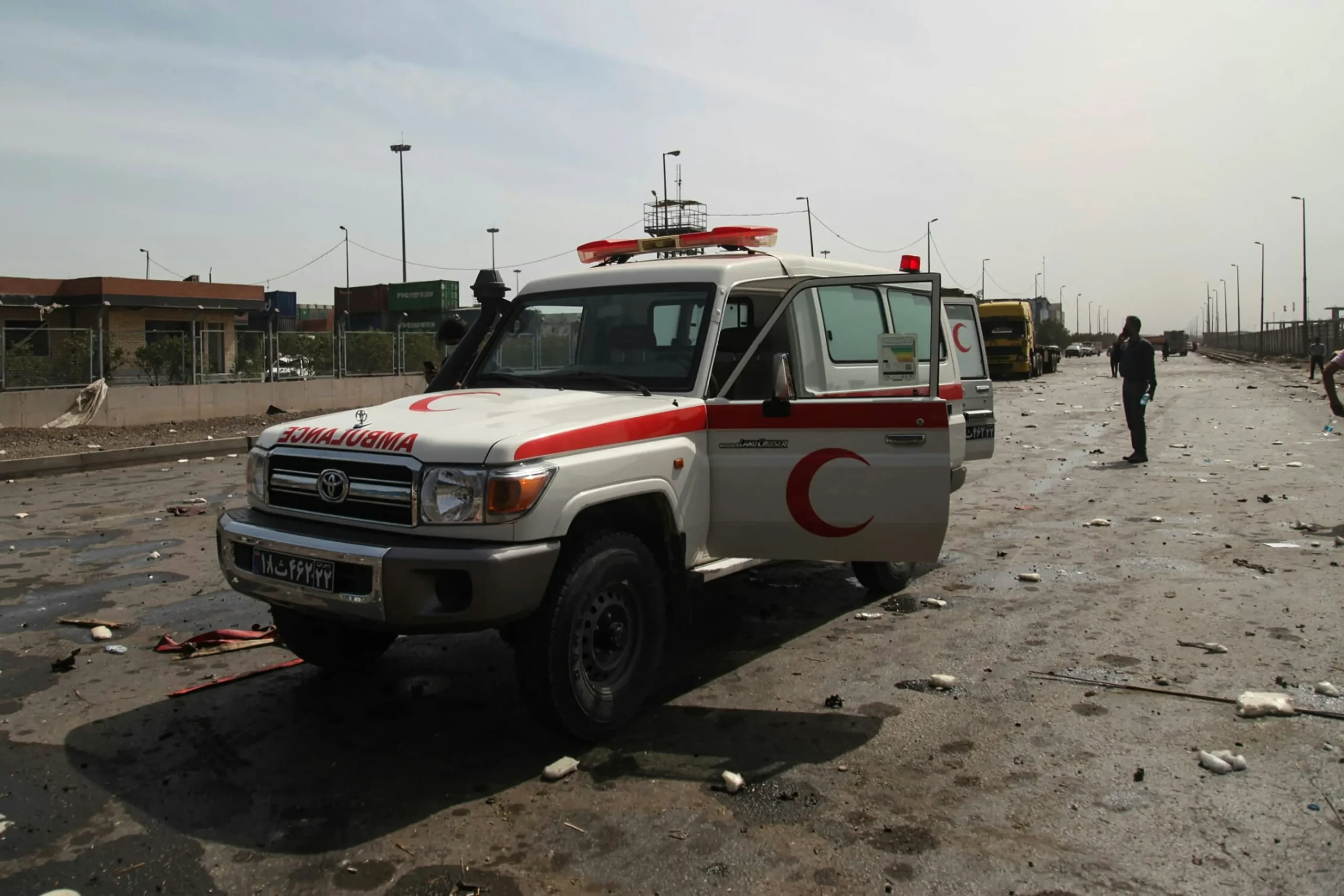 Emergency response strained as Iranian ambulances hit
