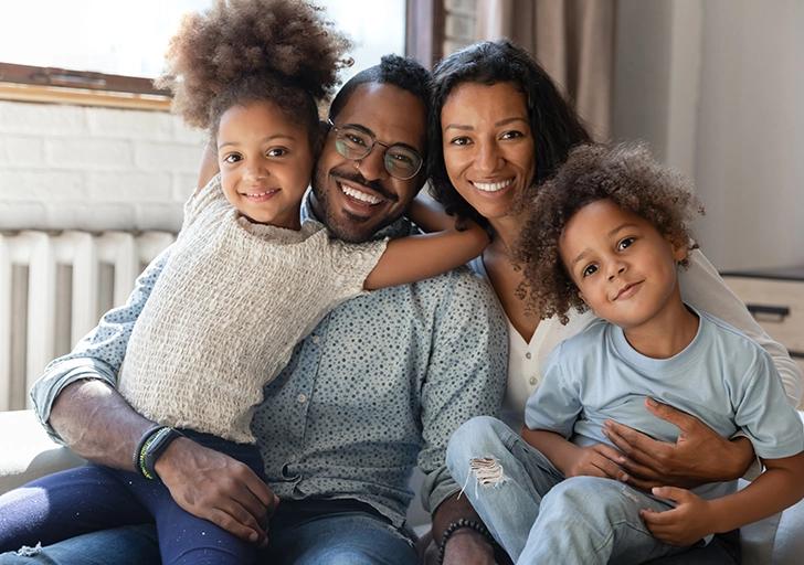 Family enjoying a healthier home after switching to innovative nicotine products