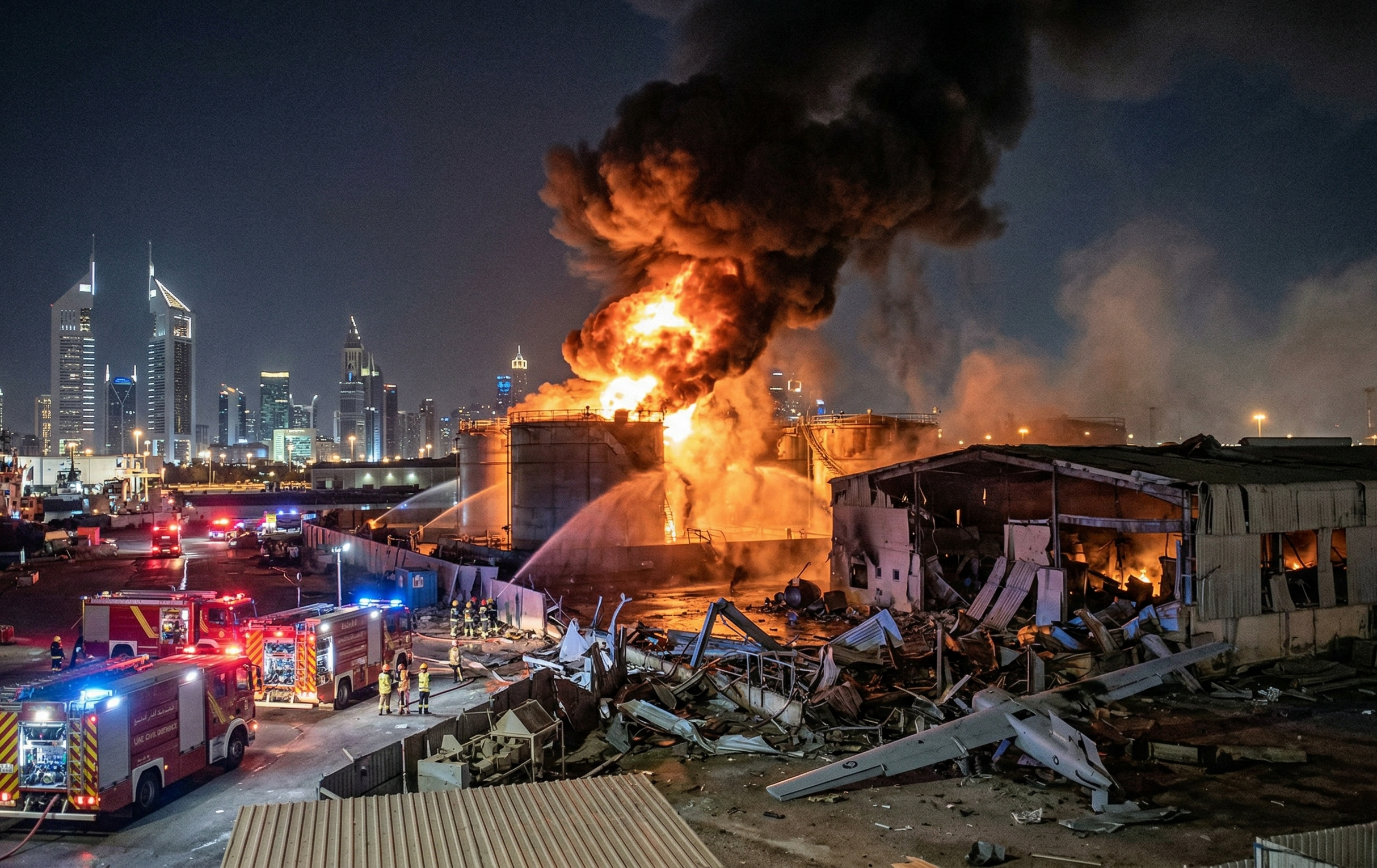 Iranian petrochemical facilities blast