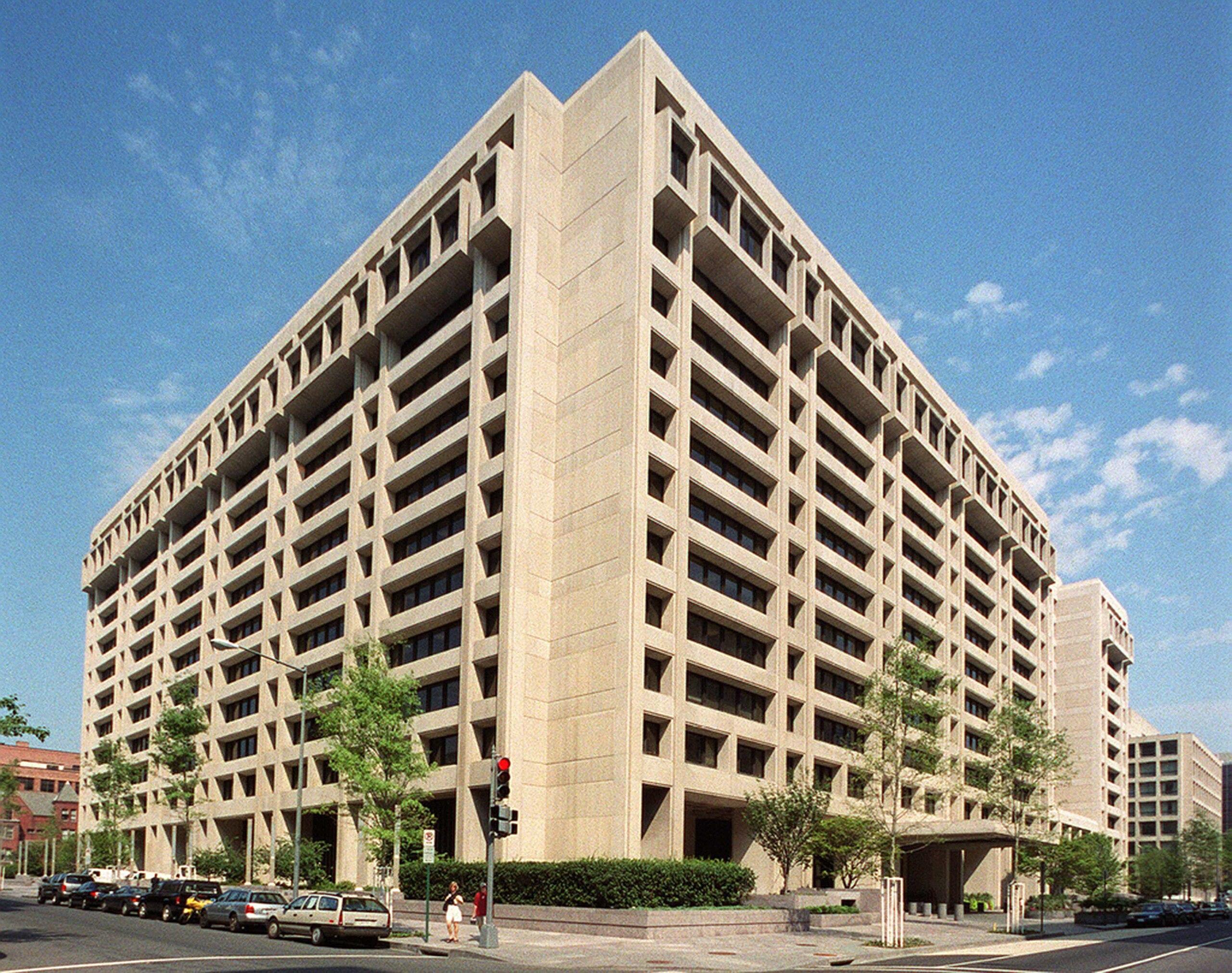 US GDP growth highlighted as the IMF headquarters issues its latest economic assessment in 2026