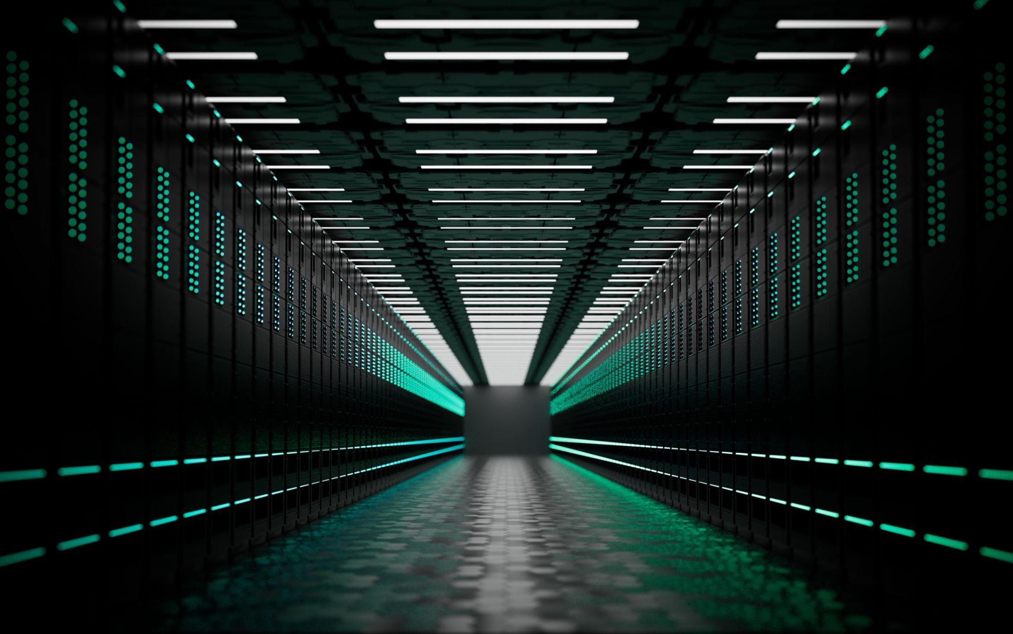 artificial intelligence regulation news highlighting advanced AI systems in modern data centers