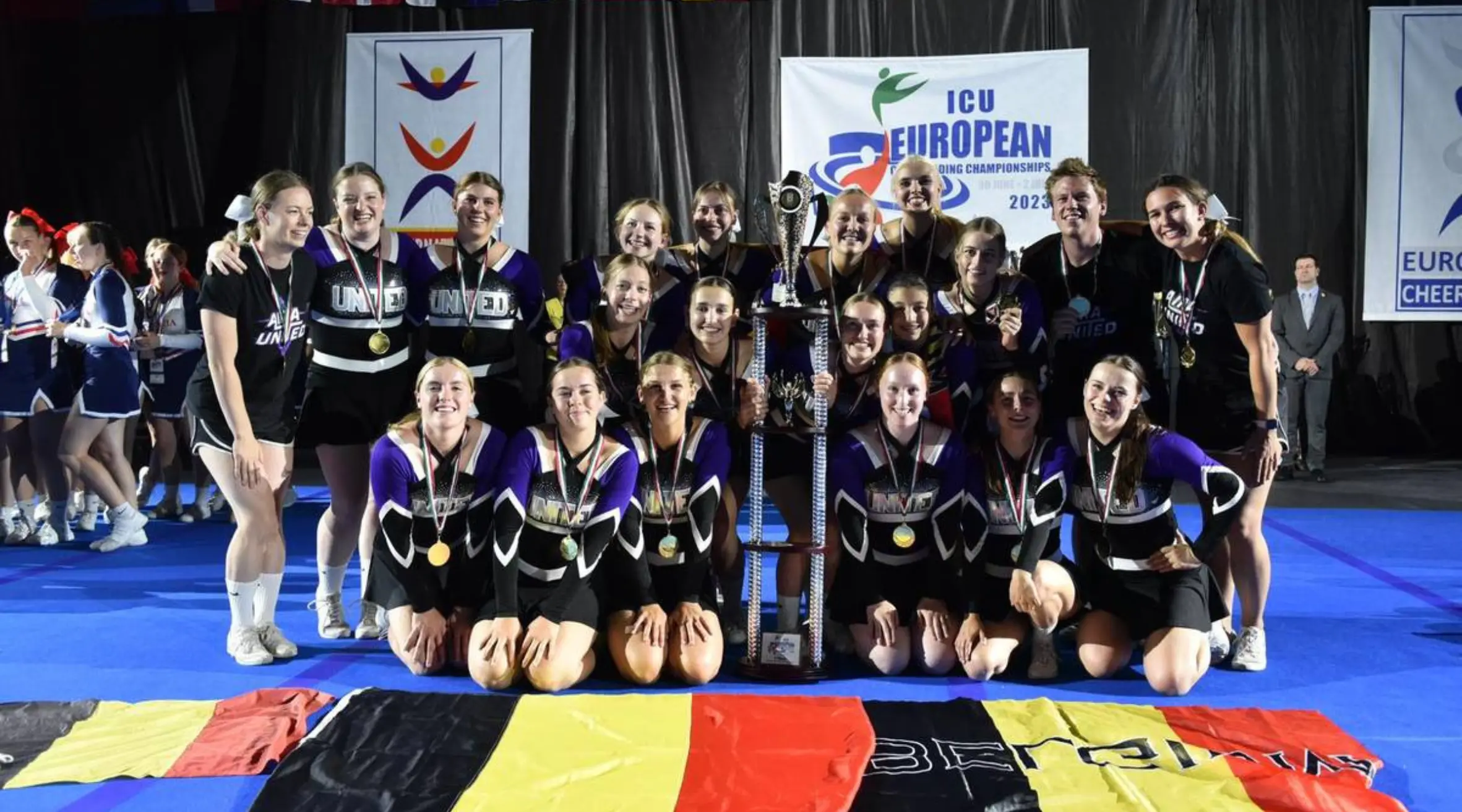 Aira United's Young Cheerleaders Of Leuven Shine at Norway Championships Won Silver Medal