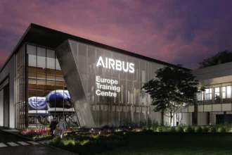 Airbus headquarters in Toulouse as Airbus trade risks reshape global aviation strategy in 2026