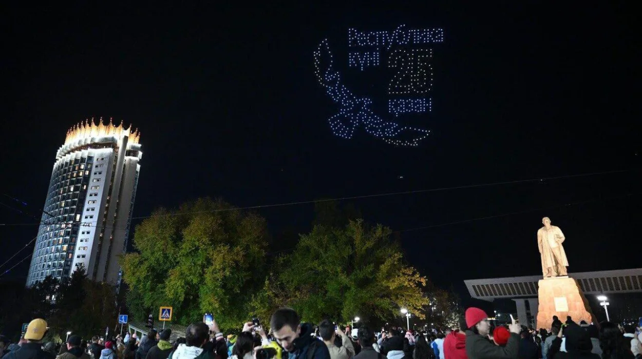 Almaty sets trends Drone shows as a new format for mass events