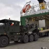 American soldiers deploy to Berlaar for NATO Mission 2025