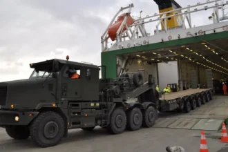 American soldiers deploy to Berlaar for NATO Mission 2025