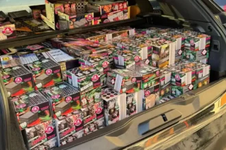 Anderlecht police seize illegal fireworks from German car