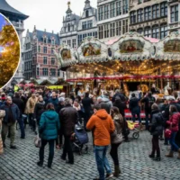 Antwerp Christmas Market 2025 features 70 stalls, ice rinks & lights