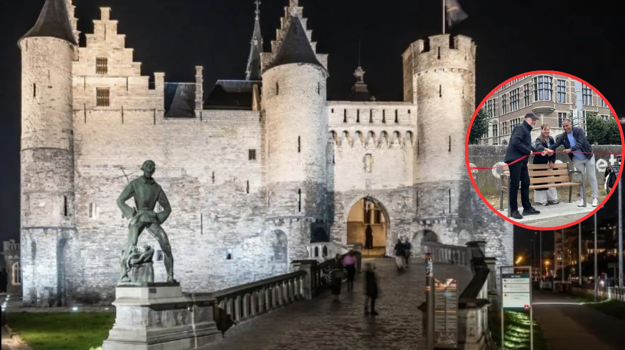 Antwerp installs swift-watching benches at Het Steen