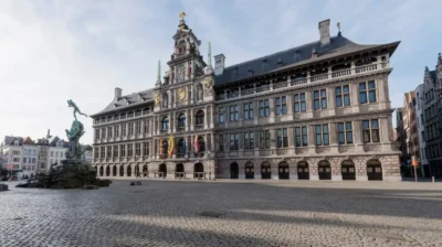 Antwerp urged to take down Israeli flag from City Hall