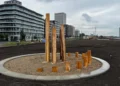 Antwerp's Scheldekaaien Park Transforms into Eco-Friendly Oasis with New Paths, Trees and Amenities