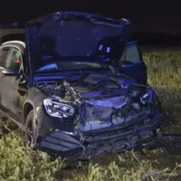 Ardooie 3 hospitalised after 2-car crash on Friday night