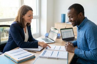 Business consultant explaining company formation requirements and correcting common company registration myths