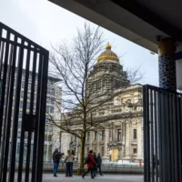 Armed man arrested at Brussels Palace of Justice entrance