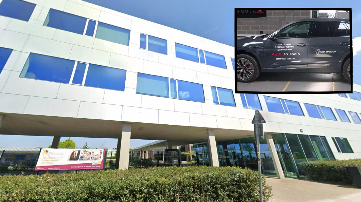 Audi donates €76K Q8 e-tron to GO! Technisch Atheneum Halle