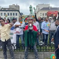 Bangladeshi community protests in Brussels