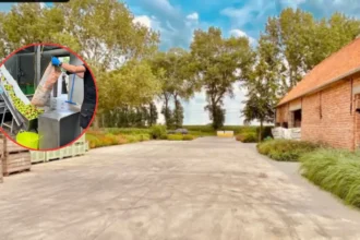 Beernem processes the first apples of season into juice